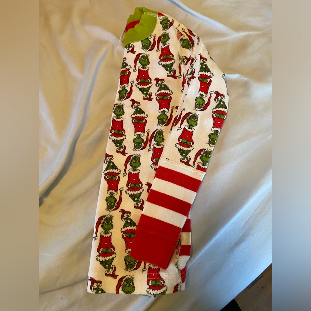 Hanna Andersson Grinch Christmas Pajama Top, Kid’s 5/110